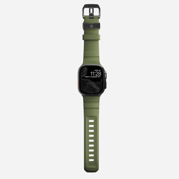 Stone Ridge™ Band – Rugged FKM Strap with Titanium Clasp