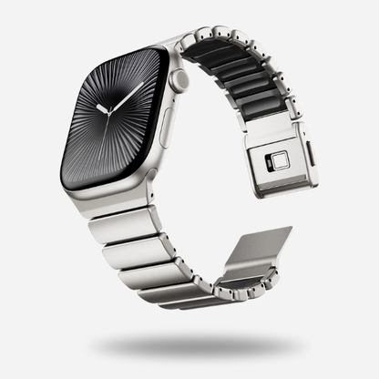 Titanium–Silicone Hybrid Band