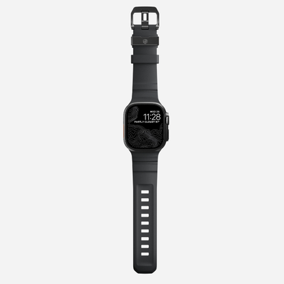 Stone Ridge™ Band – Rugged FKM Strap with Titanium Clasp