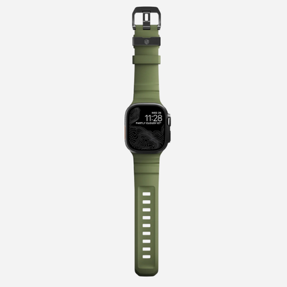 Stone Ridge™ Band – Rugged FKM Strap with Titanium Clasp