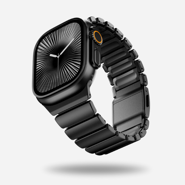 Titanium–Silicone Hybrid Band