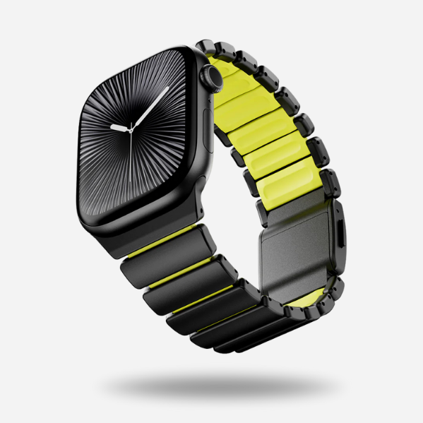 Titanium–Silicone Hybrid Band