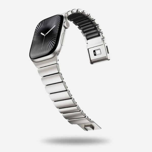 Titanium–Silicone Hybrid Band