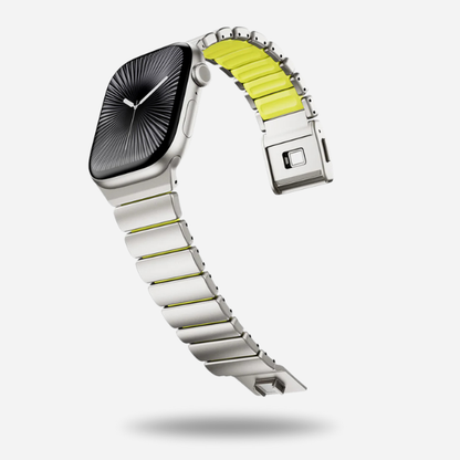 Titanium–Silicone Hybrid Band