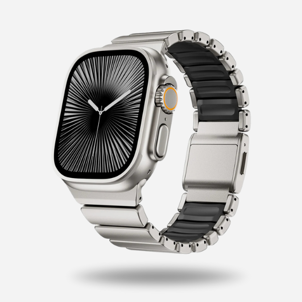 Titanium–Silicone Hybrid Band