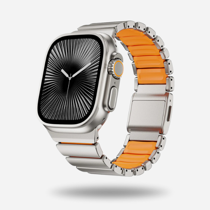 Titanium–Silicone Hybrid Band