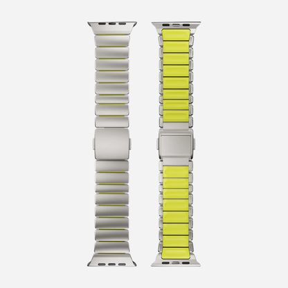 Titanium–Silicone Hybrid Band