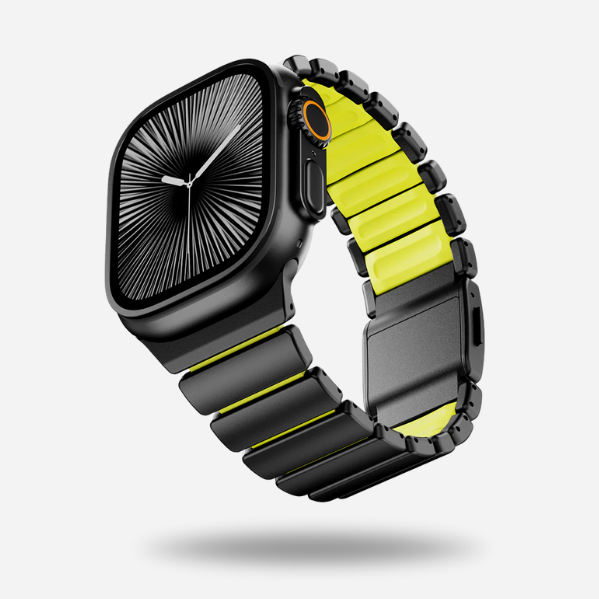 Titanium–Silicone Hybrid Band