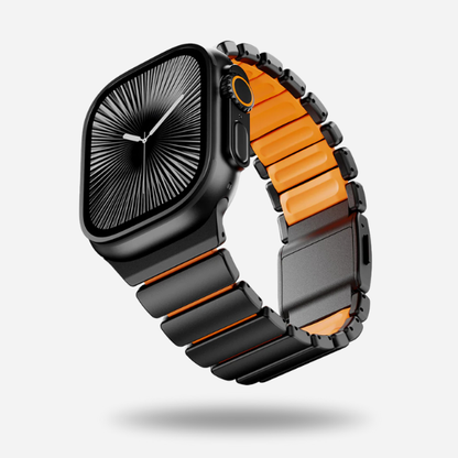 Titanium–Silicone Hybrid Band