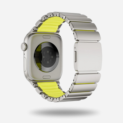 Titanium–Silicone Hybrid Band