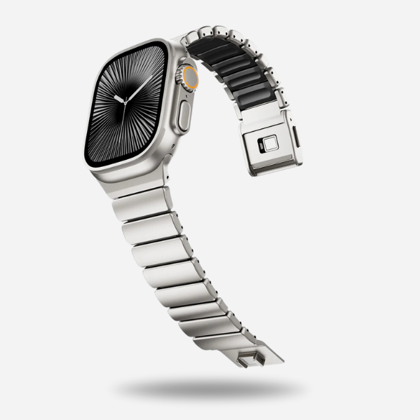Titanium–Silicone Hybrid Band